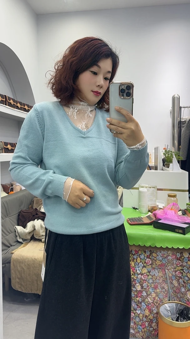 2024洋气蕾丝打底衣