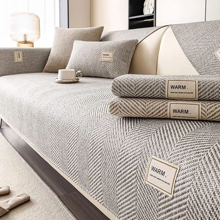 足姿高档仿棉麻沙发垫四季通用2025新款防滑坐垫沙发套罩靠背盖布