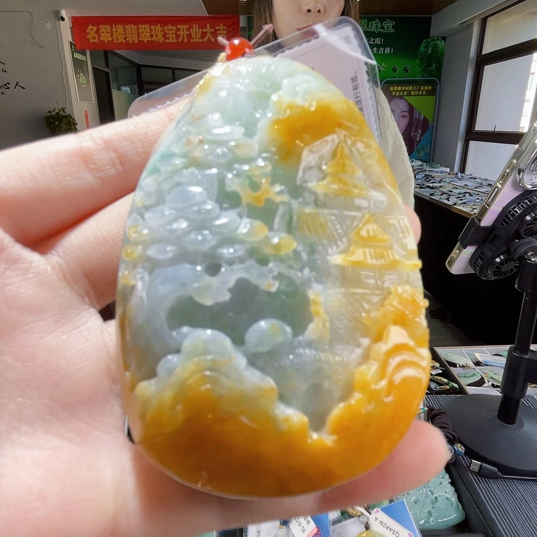 颈饰未镶嵌翡翠翡翠