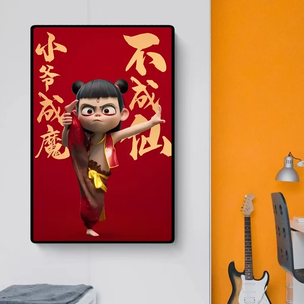 4060哪吒客厅卧室儿童房工艺画佩雷拉蒙娜丽莎画像