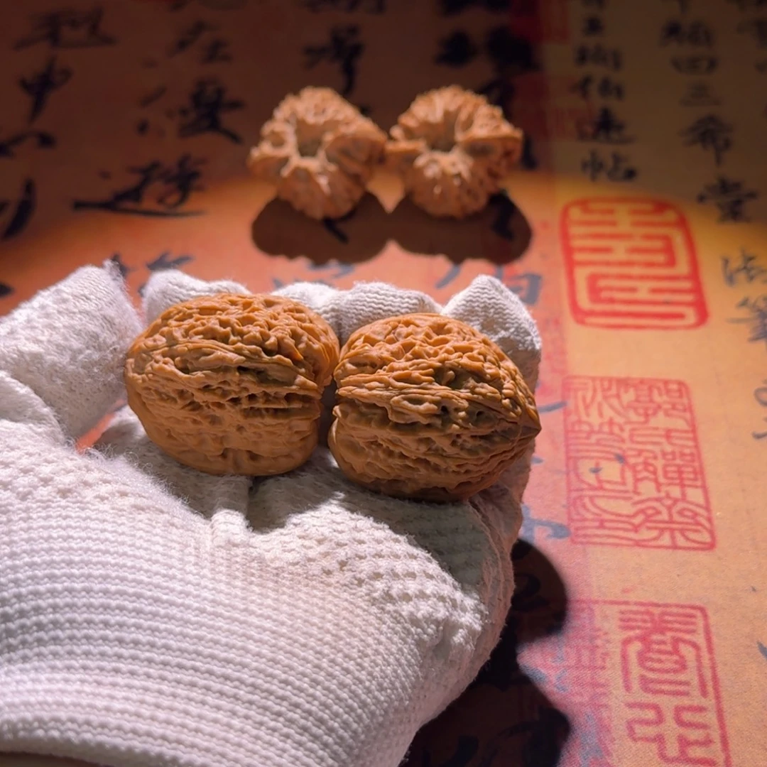 图***乐吊坠文玩核桃38南疆石一代