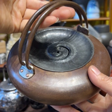 蜜安罐瓷香炉锡茶则