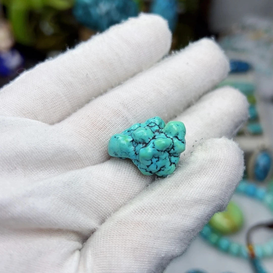 绿松石珠宝奇石未镶嵌