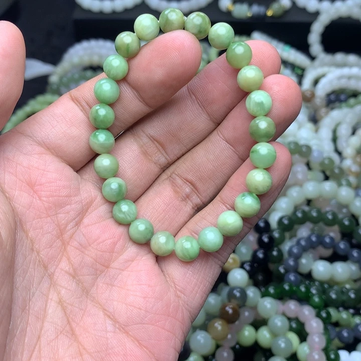 暖***心和田玉未镶嵌手串