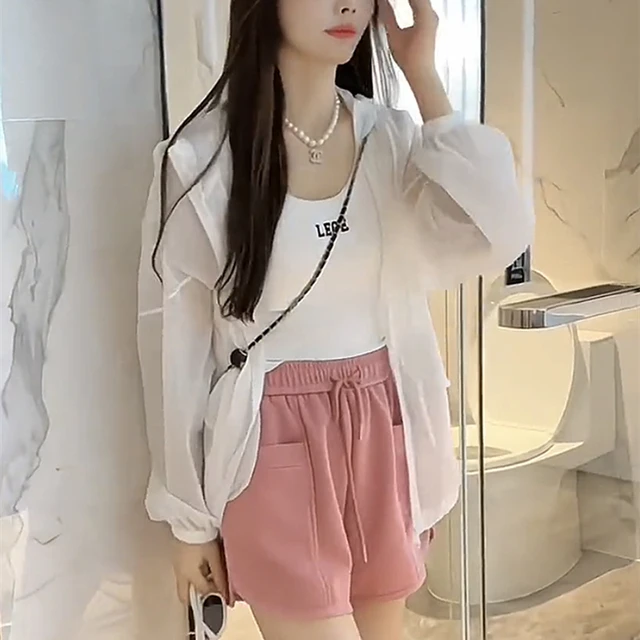 连帽冰丝防晒衣轻薄款外套女夏季新款设计感宽松外穿空调服上衣女