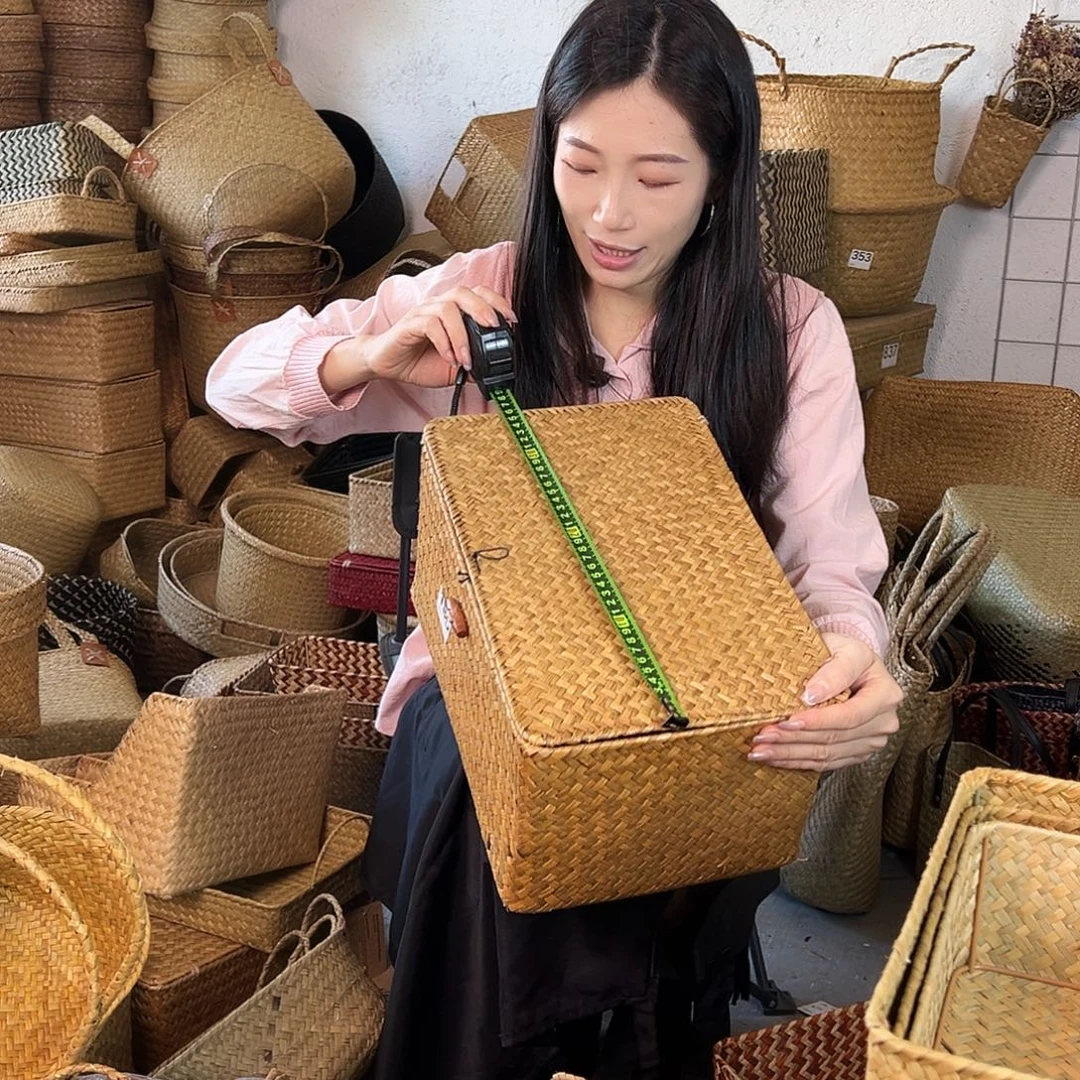 草编草编包/草编收纳盒微瑕疵