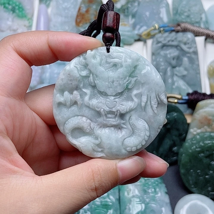 翡翠未镶嵌吊坠(不含链)翡翠