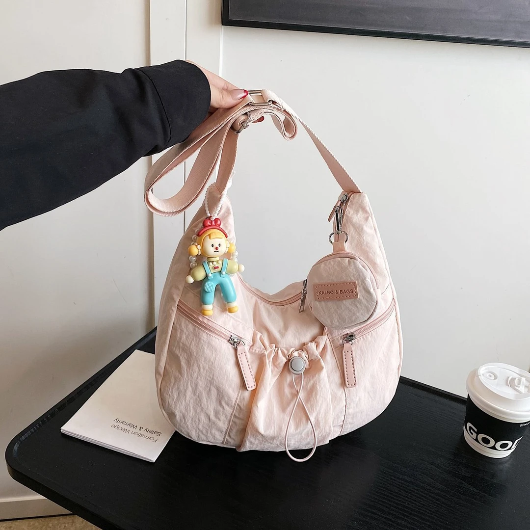 「B561-B580」韩系抽绳休闲女包