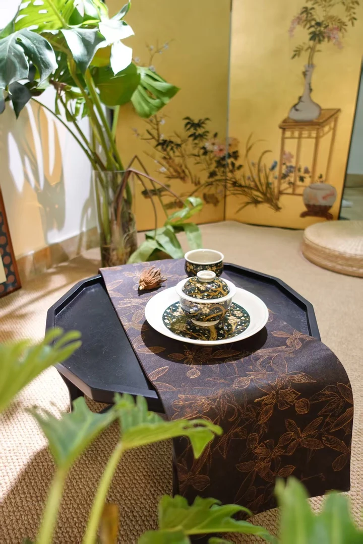 怀元畅古釉里金满踏冰梅套组景德镇泡茶器具纯手工复古