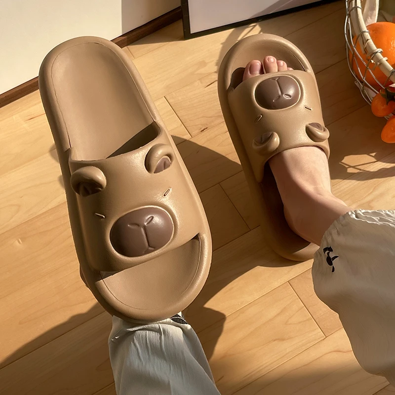 卡皮巴拉儿童拖鞋女童凉拖宝宝女孩室内夏季洗澡浴室亲子居家男童