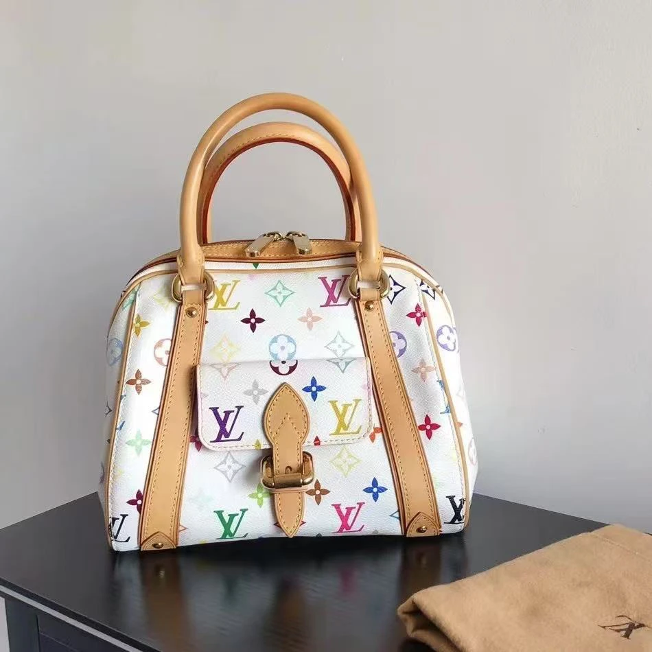 95新 LouisVuitton/路易威登 LV白三彩保龄球972470