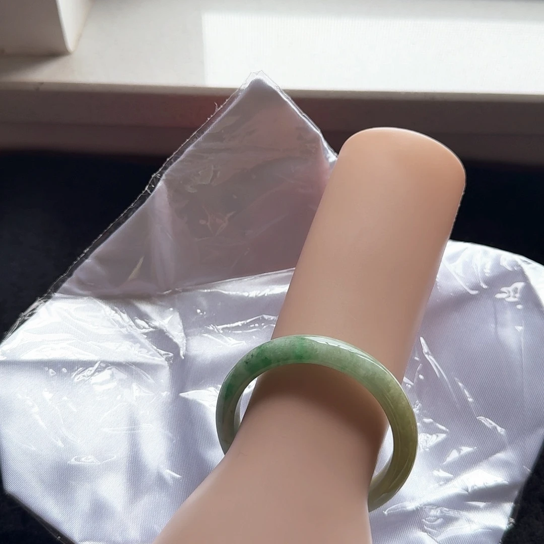 翡翠未镶嵌手镯56-57圈口9100620