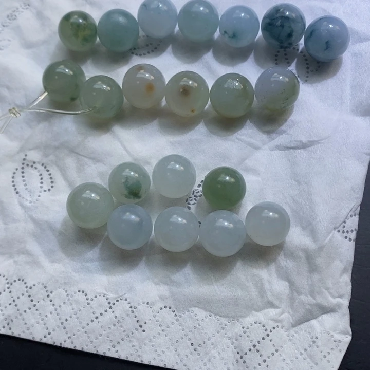 子***楚定制翡翠未镶嵌毛货