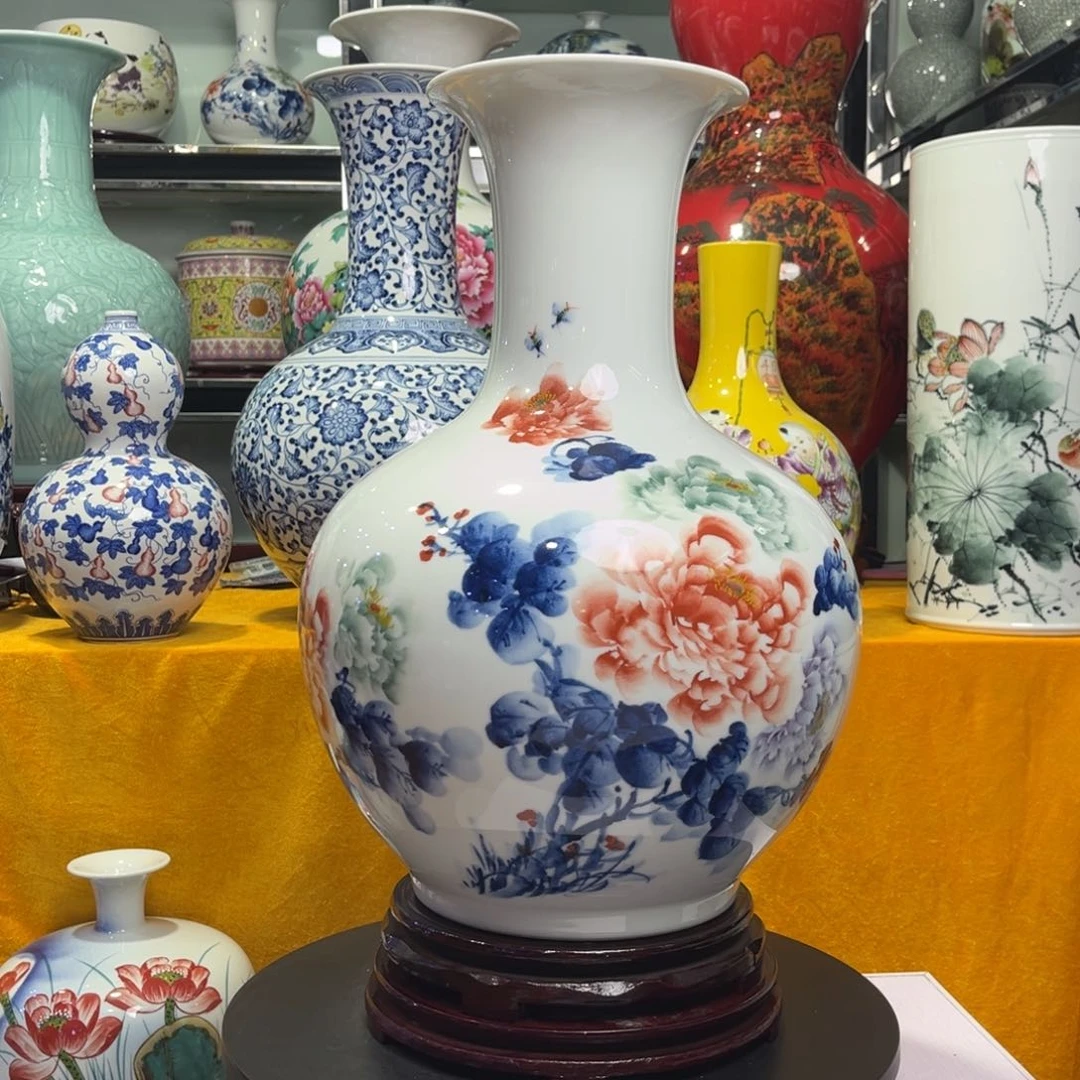 景德镇陶瓷花瓶摆件