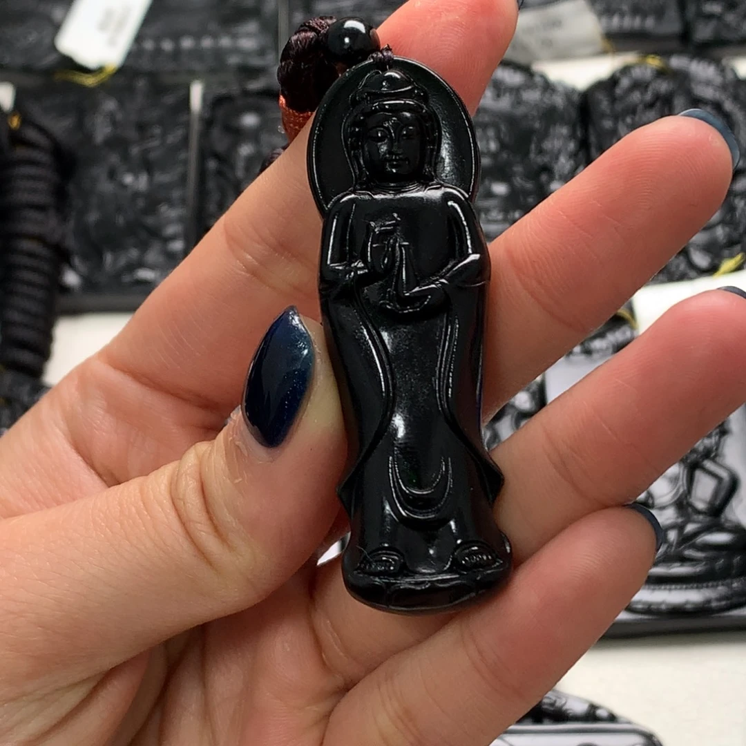 天然a货钢琴黑挂件