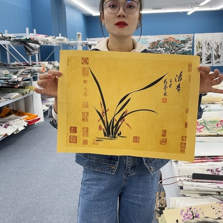 国画纯手绘国画作品