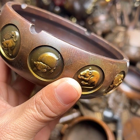 铜制文玩把玩物件