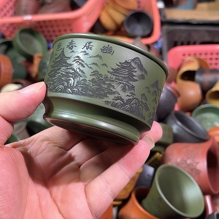 茶杯紫砂全手工紫砂主人杯