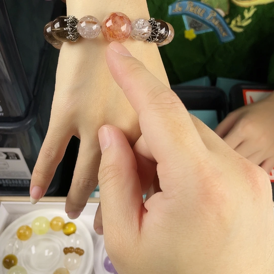 银S925镶嵌水晶手链