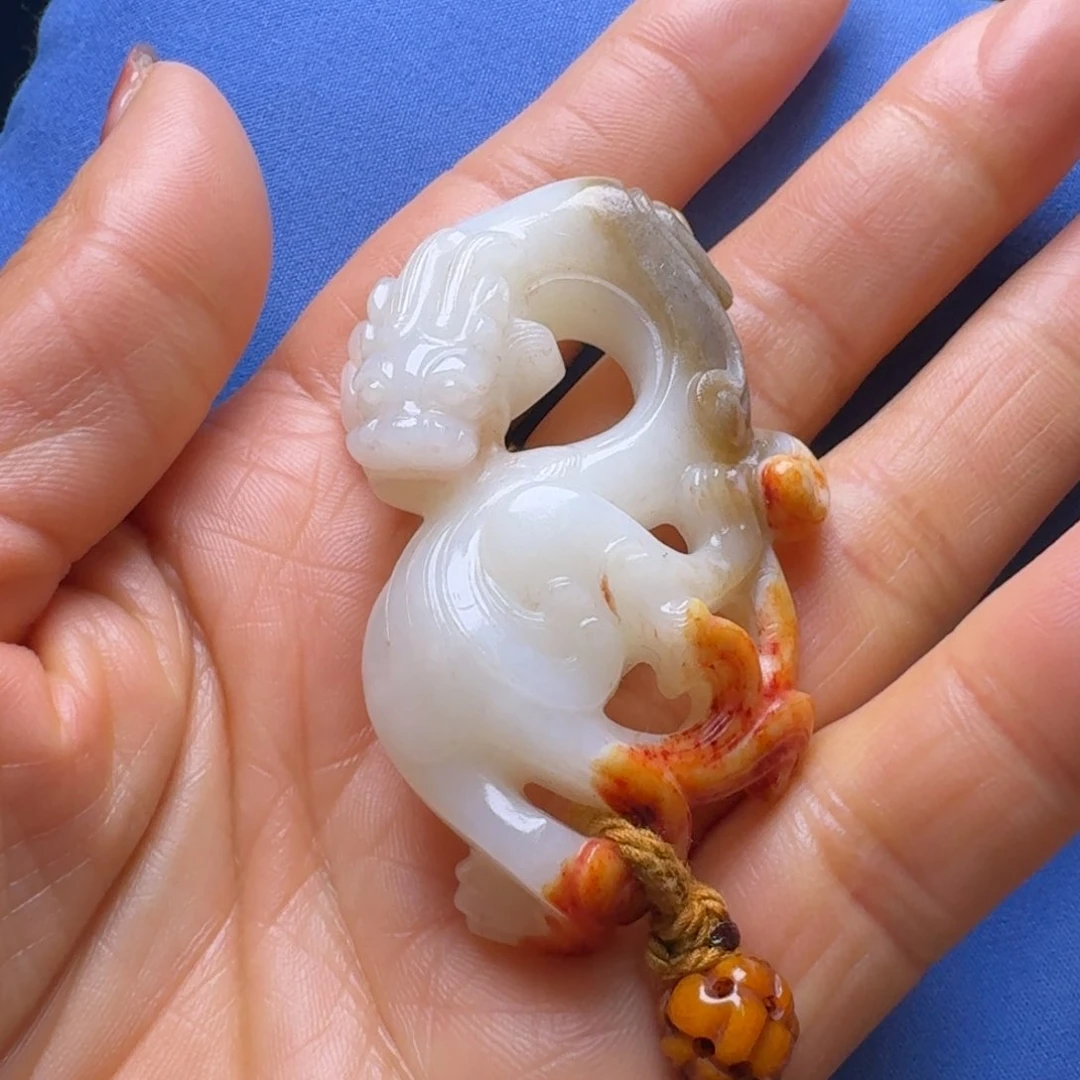 和田玉（糖玉）颈饰未镶嵌
