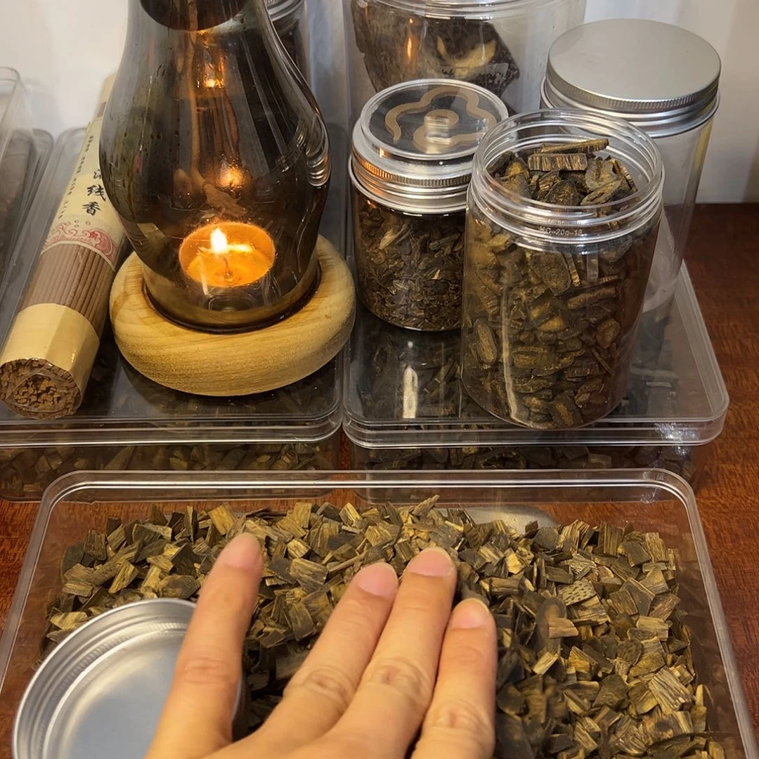 专***注沉香沉香碎屑白棋切珠沉水料100克