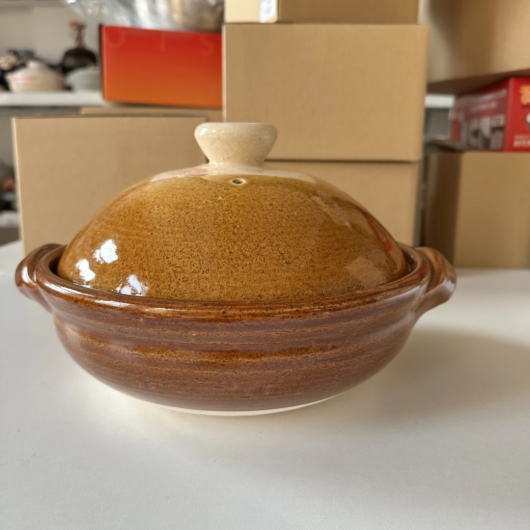 【日本心想事橙锅】万古烧土锅砂锅炖煮饭锅煲汤米饭锅