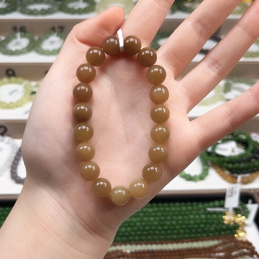 为***乐和田玉未镶嵌手链