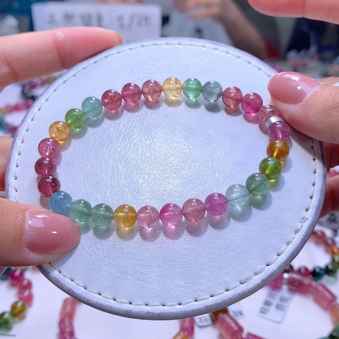 【闪购商品】未镶嵌手串碧玺7m