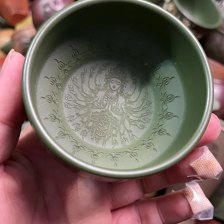 紫砂茶杯全手工紫砂主人杯