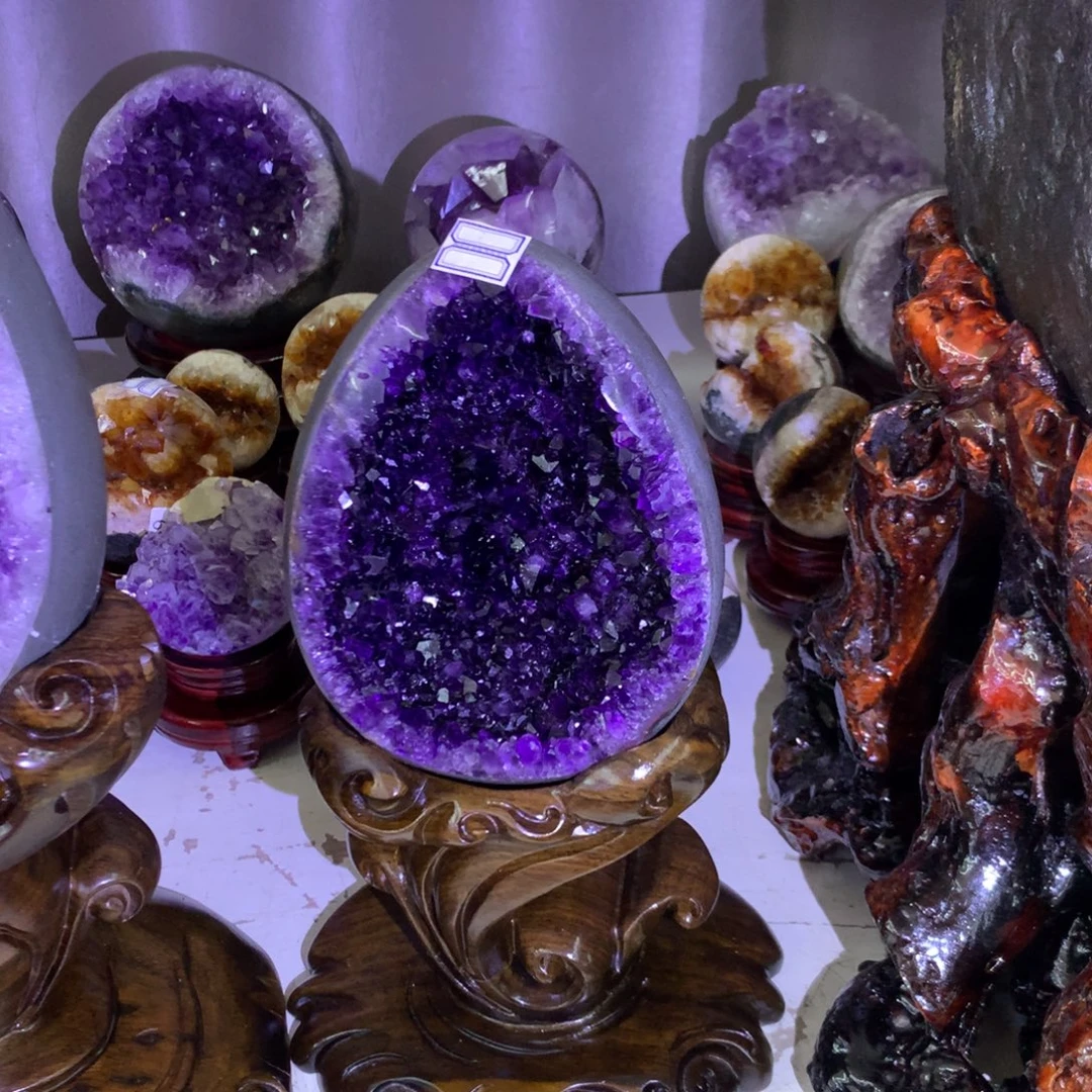 大型摆件（非配饰）未镶嵌水晶芳