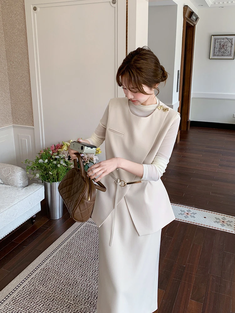 通勤风休闲风时尚套装洋气气质性感风公主风1268