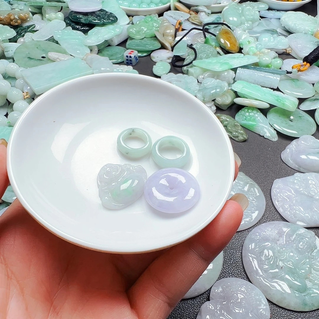 未镶嵌手链翡翠碧***水货主老华