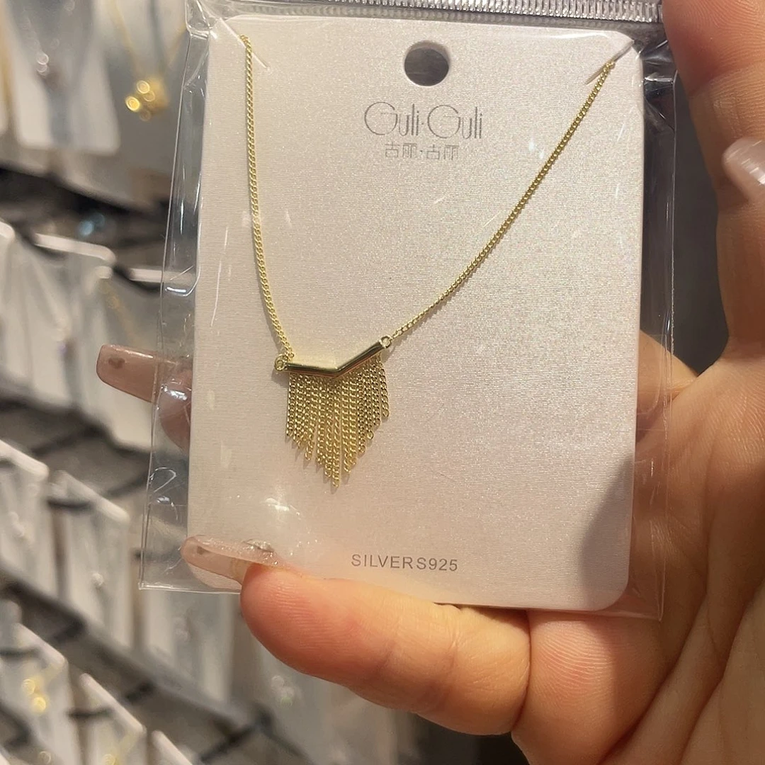 纯铜锆石合金时尚项链