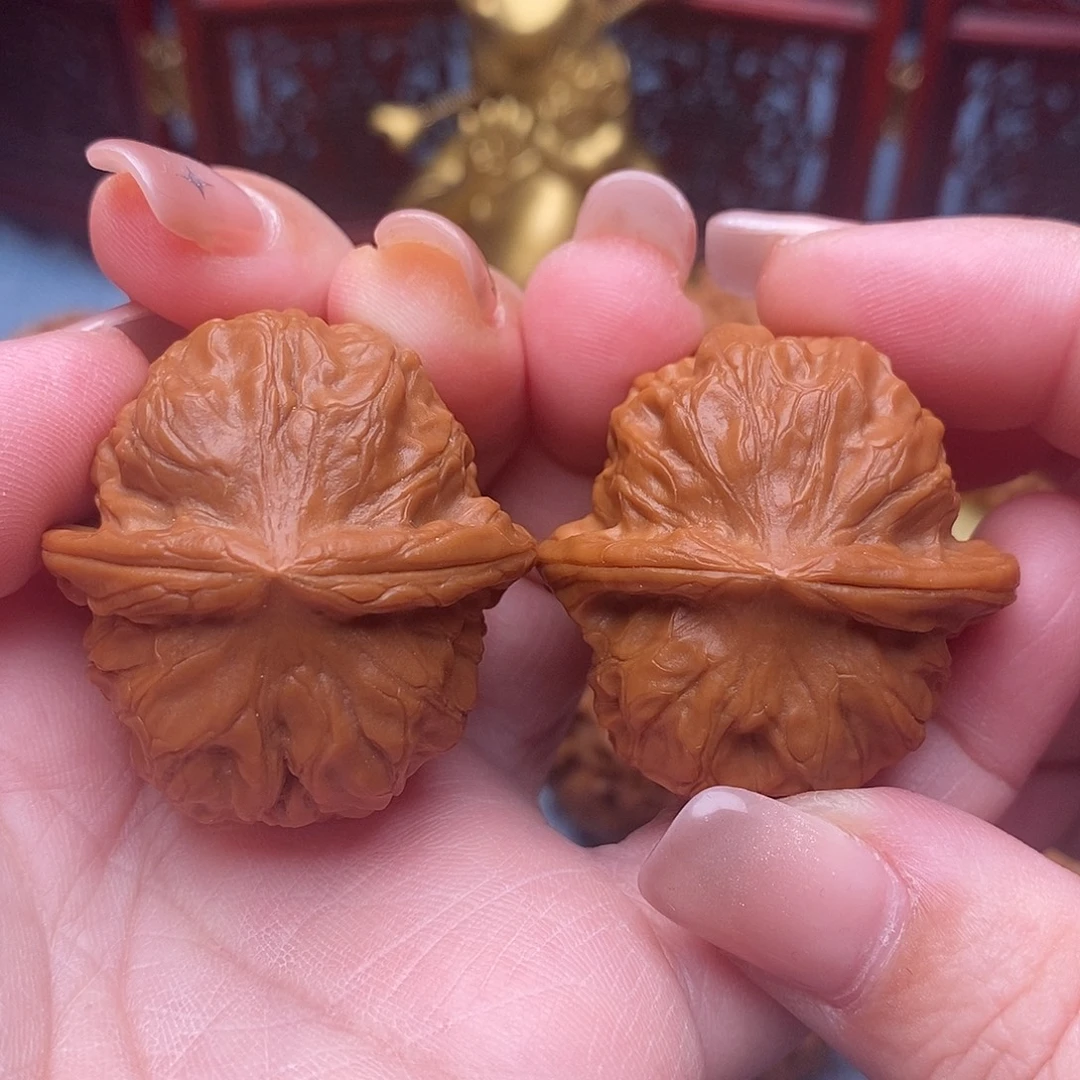 把件文玩核桃35全品绝配石门
