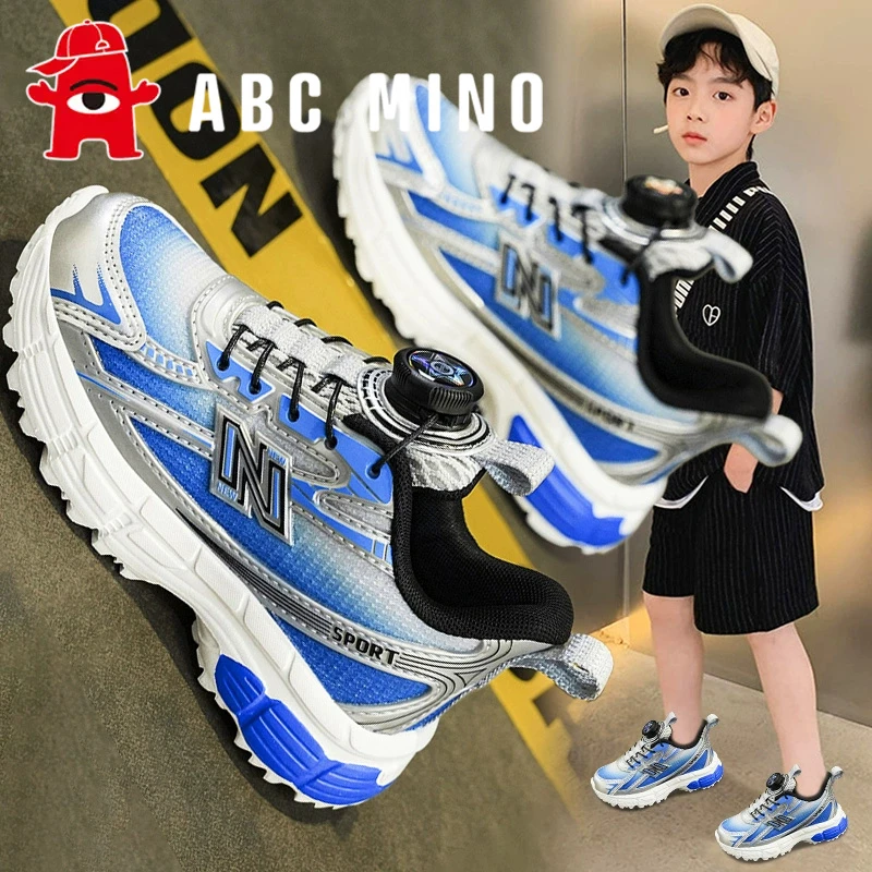 ABC MINO男童鞋子2025秋季新款儿童运动鞋跑步防滑男孩老爹鞋爆款