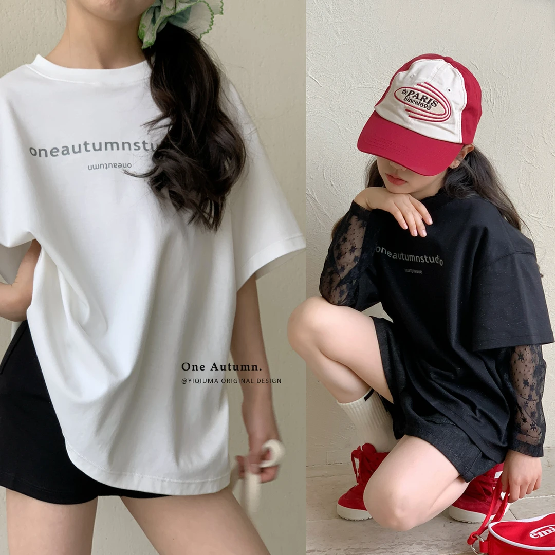 现货「壹秋.ONE AUTUMN」【无痕舒适】全棉T恤女童夏上衣【GX705】
