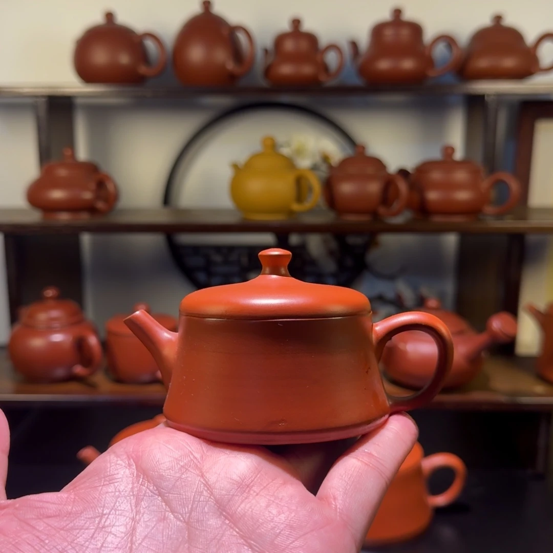 航***g原矿朱泥云柱壶壶2