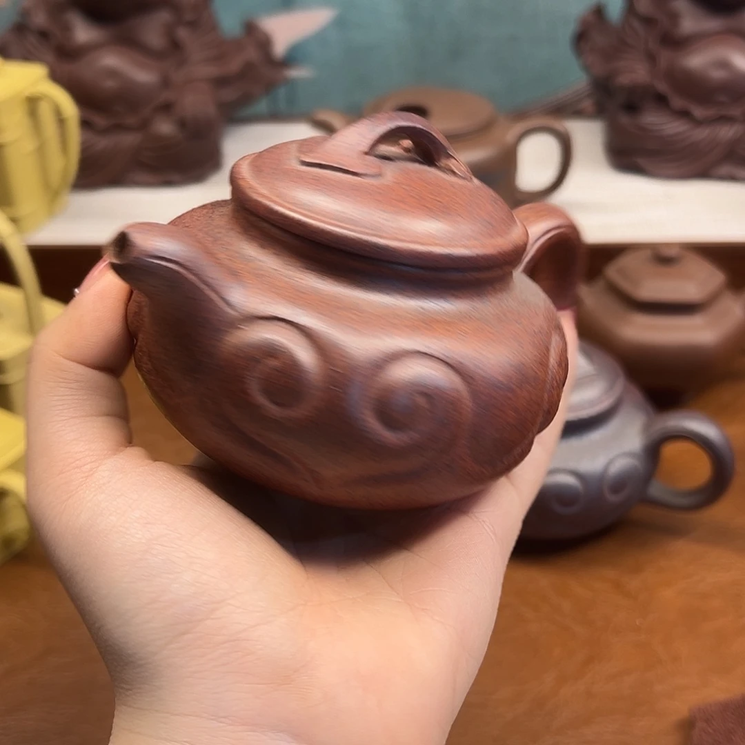 紫砂茶壶紫砂雕宠小器高品