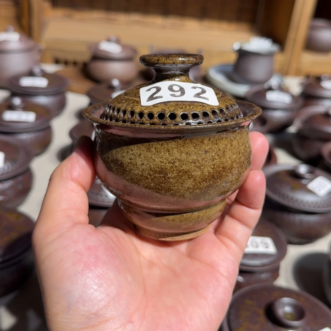 粗瓷粗瓷茶具素色盖碗
