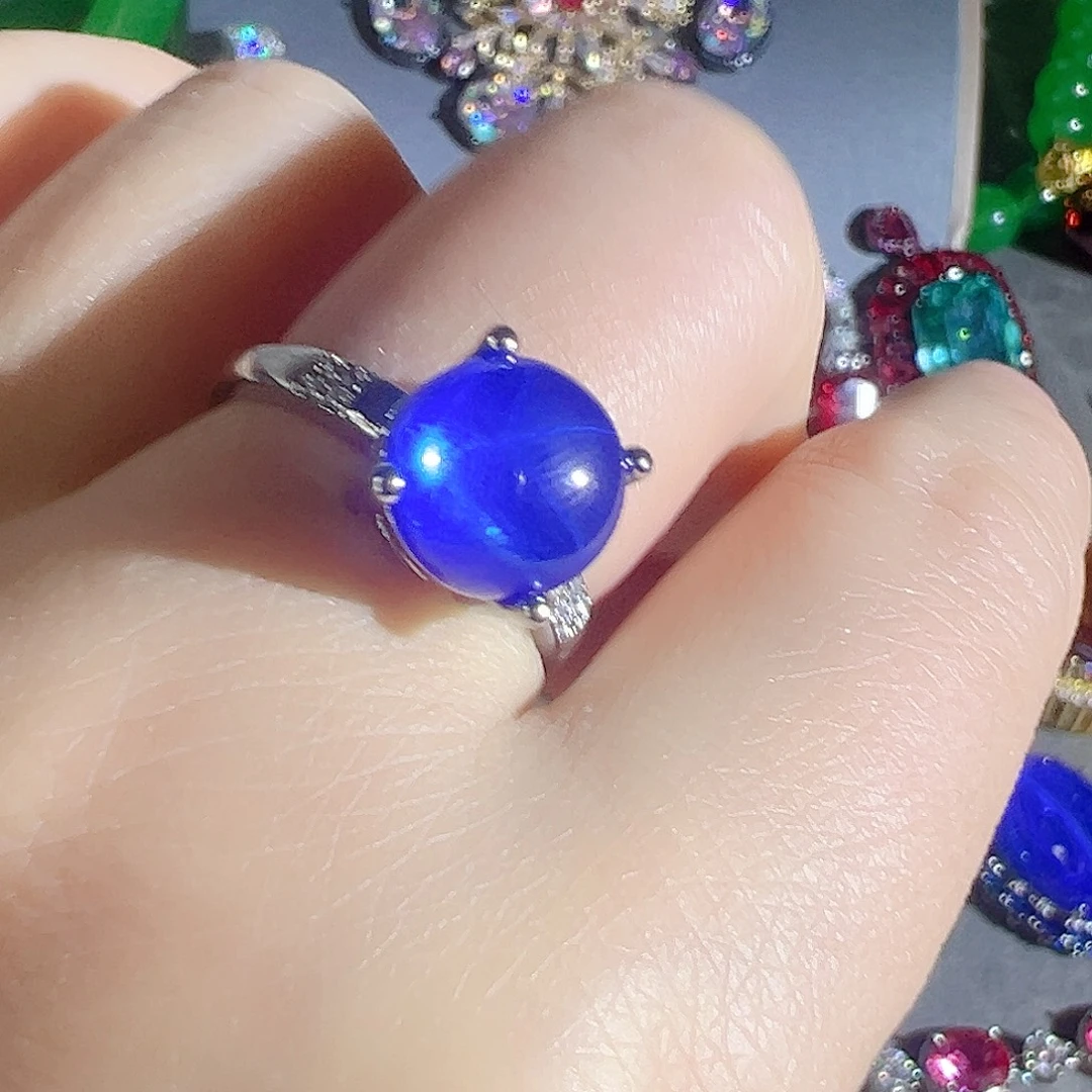 花岗石钨合金红色蓝色吊坠