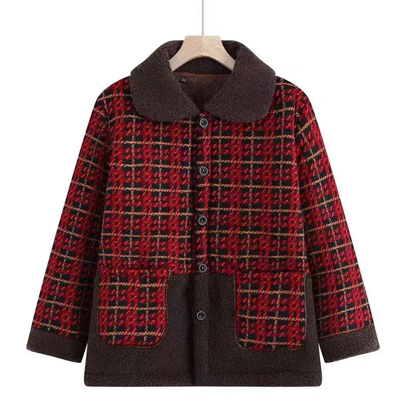 【小娜专属】妈妈款加厚翻领女士保暖棉衣