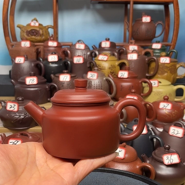 茶壶紫砂微瑕不带证书礼盒200cc