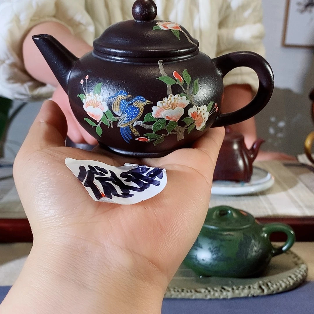 紫砂茶壶宜兴紫砂壶甩出吃货