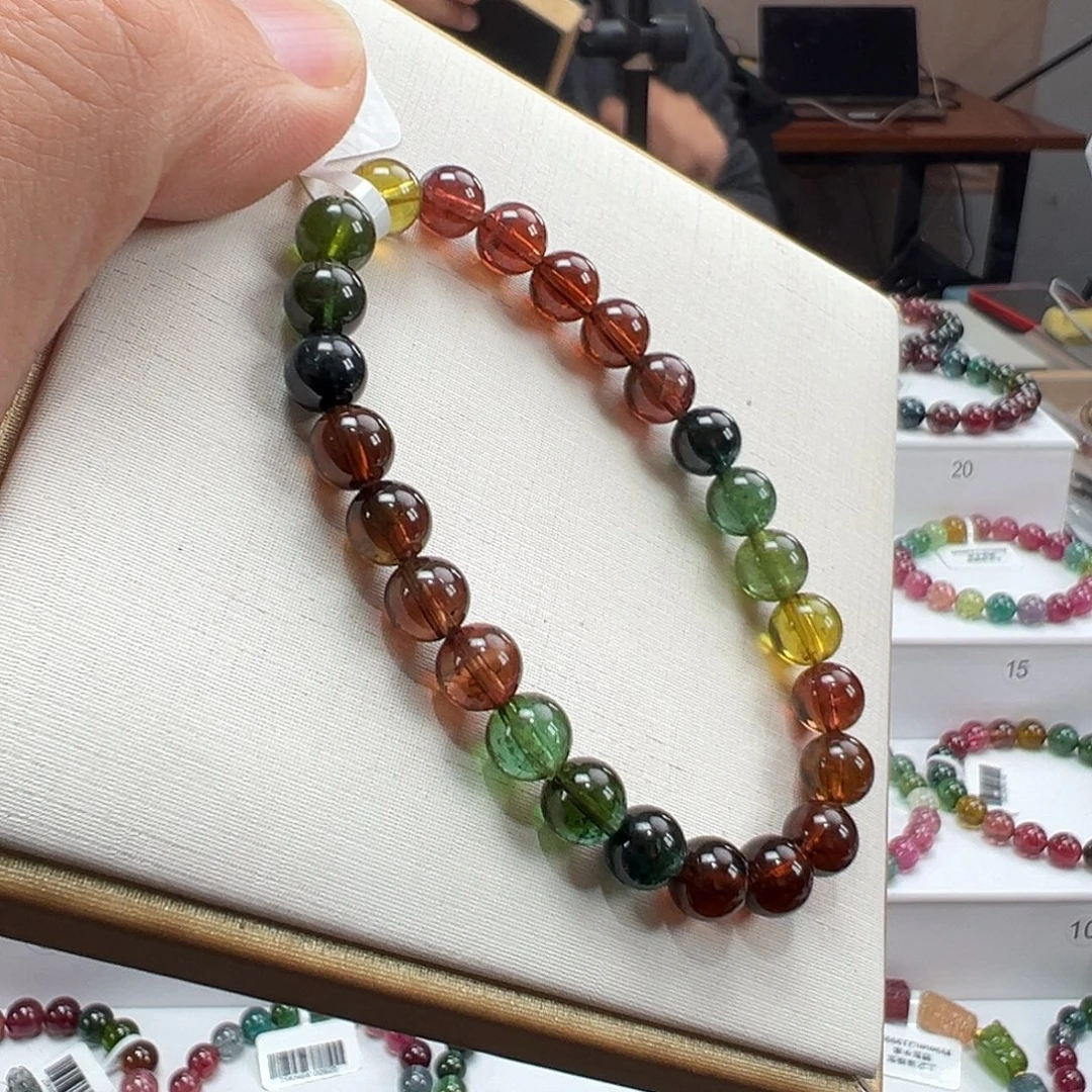 碧玺未镶嵌手串7mmmmmmmmm