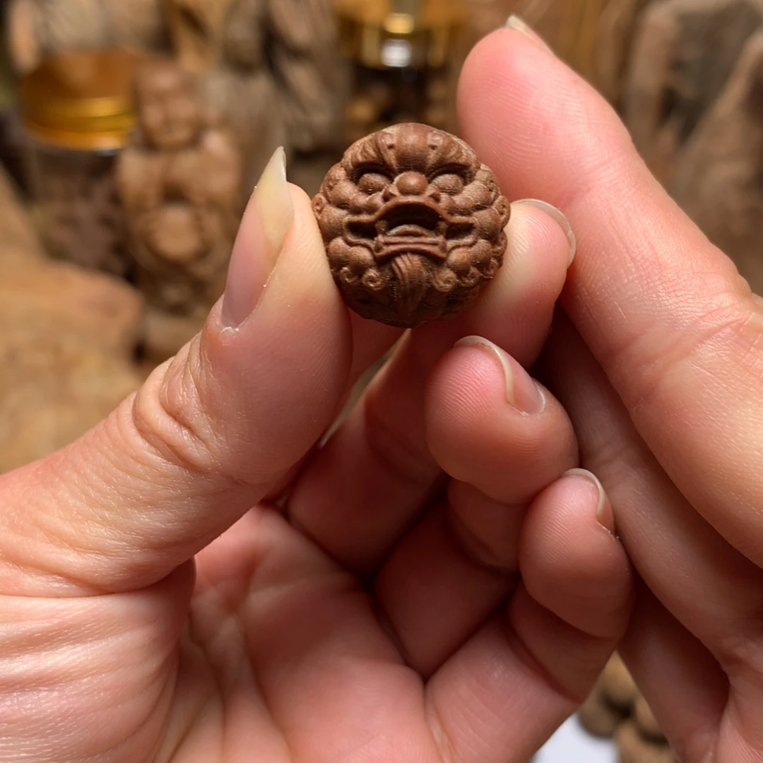 檀香木手串/手链老山檀香貔貅单珠