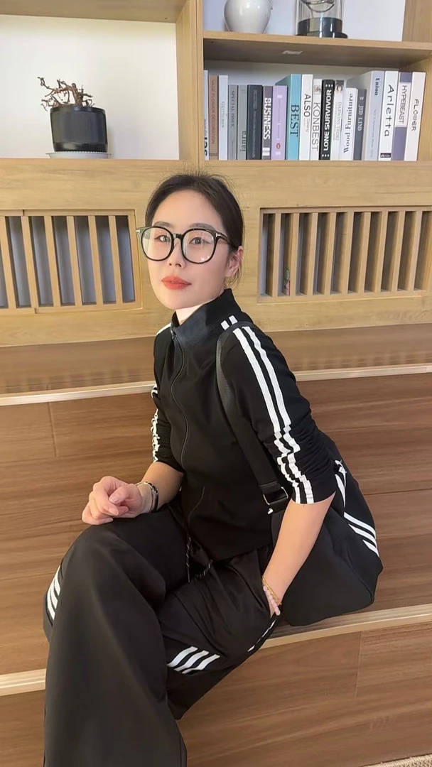 Miss huo 休闲上衣 A 黑色 9019