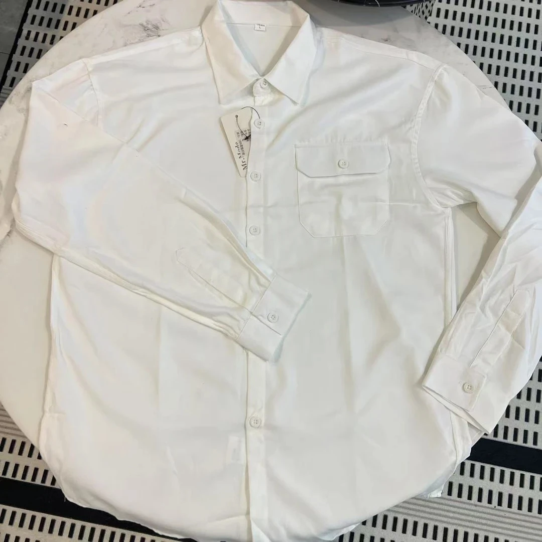 S08初夏休闲简约长袖衬衫