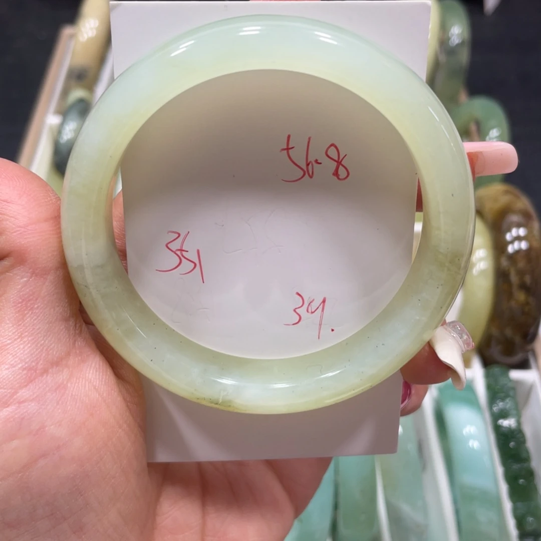 蛇纹石玉未镶嵌手镯殇****5