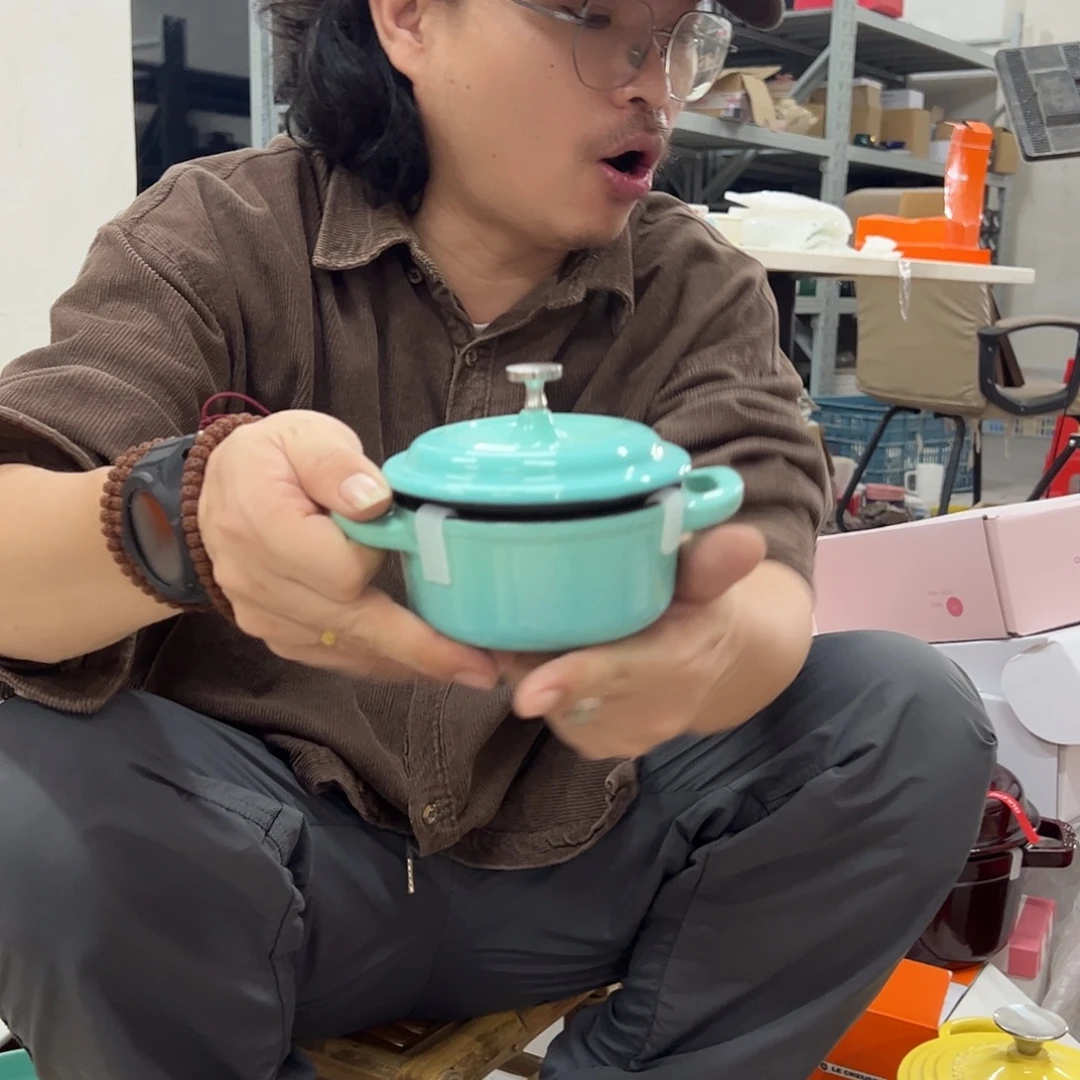 陶瓷青羽公爵迷你锅10cm