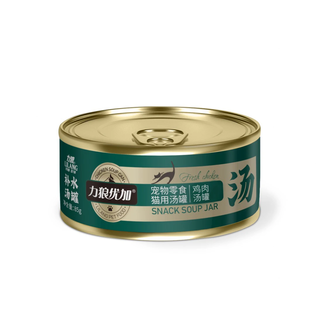 力狼优加猫用补水汤罐一罐